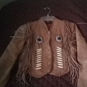 Motorcycle riding jacket and matching chaps bought